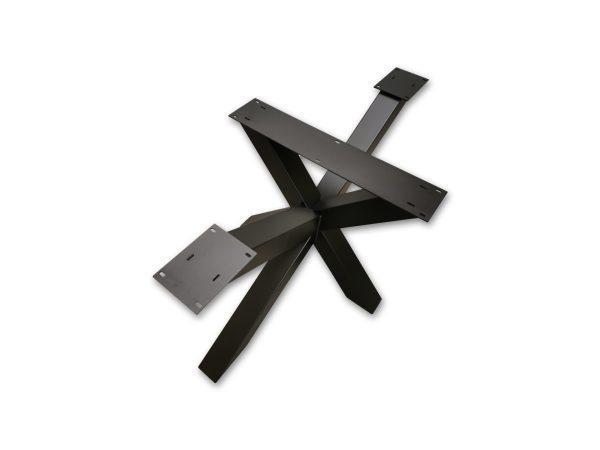Matrixpoot spinpoot metaal. zwarte poedercoat, voor een industieel design en robuuste look van uw eettafel. Woodstyles heeft een grote voorraad en levert snel in België en Nederland. Wij hanteren scherpe prijzen