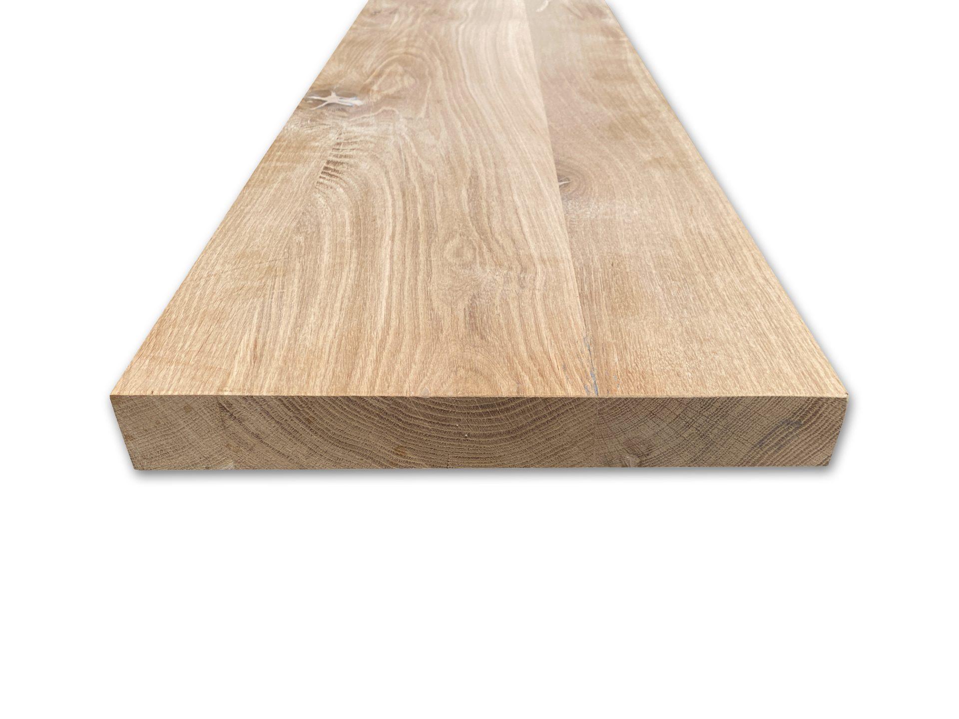 efficiëntie Correct Distilleren Massief Eiken wandplank - Recht - 40 MM dik - Woodstyles