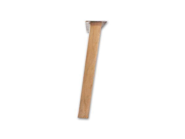 Massief eiken A poot 8x8 cm. Direct uit voorraad leverbaar door de grote voorraad bij woodstyles. Snelle levering in België en Nederland. Mooie tafelpoten voor eiken tafelbladen