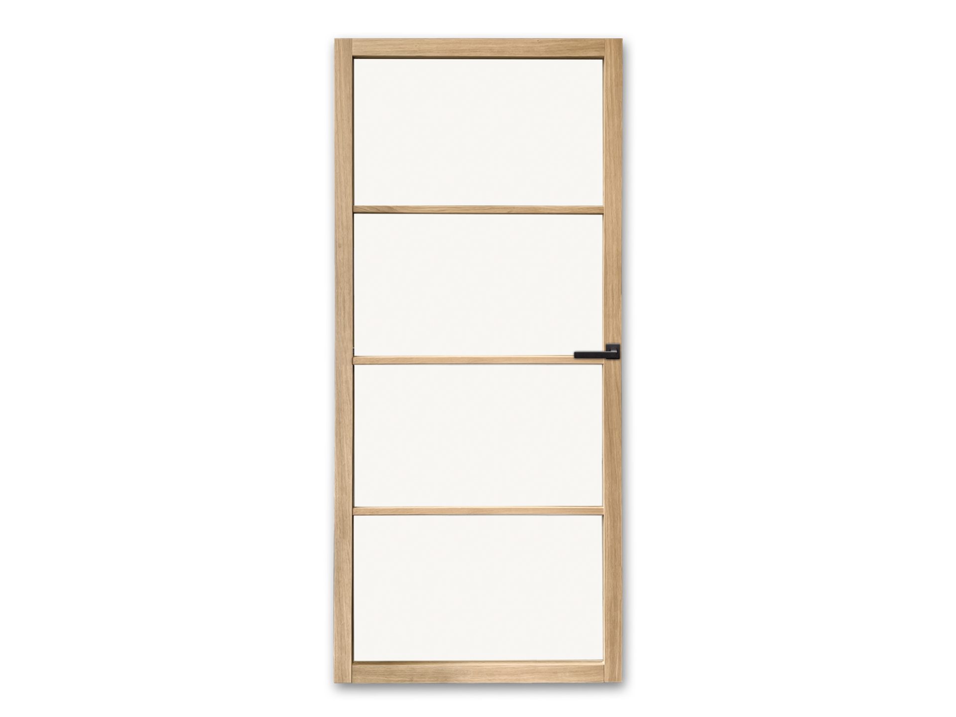 Eiken Deur glas * 4 - Woodstyles