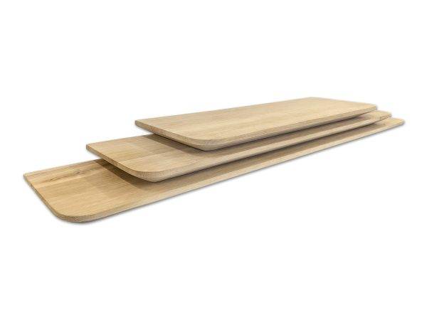 massief eiken wandplank met facetrand. Een prachtige aanvulling aan uw interieur. Nu verkrijgbaar bij Woodstyles voor een mooie prijs en in verschillende lengtes