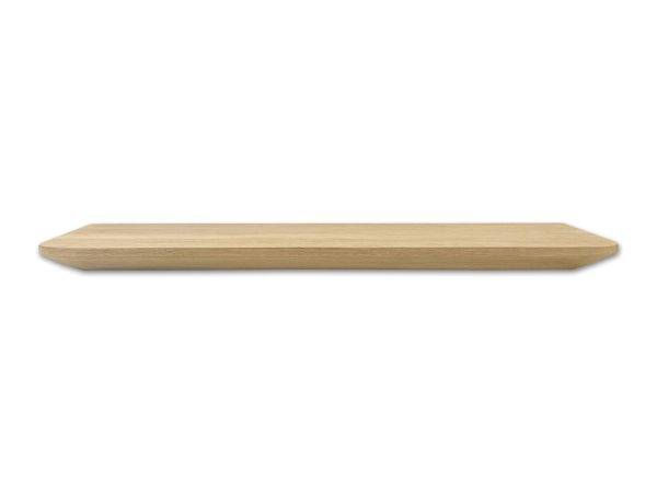 massief eiken wandplank met facetrand. Een prachtige aanvulling aan uw interieur. Nu verkrijgbaar bij Woodstyles voor een mooie prijs en in verschillende lengtes