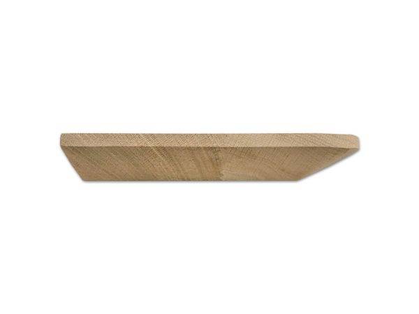 massief eiken wandplank met facetrand. Een prachtige aanvulling aan uw interieur. Nu verkrijgbaar bij Woodstyles voor een mooie prijs en in verschillende lengtes