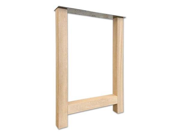 Eiken H-bartafelpoot van massief eiken. Prachtige poten voor onder een eiken blad. Deze poten maken de tafel helemaal af! Bij Woodstyles verkrijgbaar en binnen 7 werkdagen bij u thuis geleverd